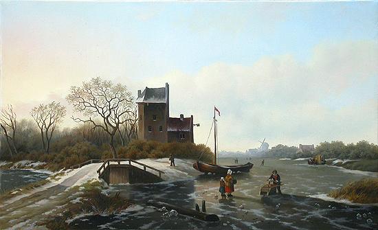 Igor Pavlov. Dutch Landscape. 2006. Canvas, oil