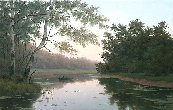 Igor Pavlov. Quiet Creek. 2005. Canvas, oil