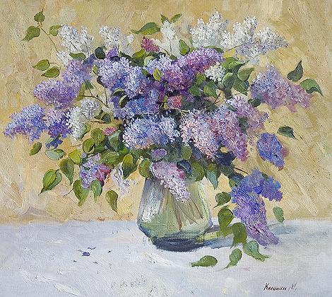 Mikhail Kalinin. Lilac. 2005. Canvas, oil